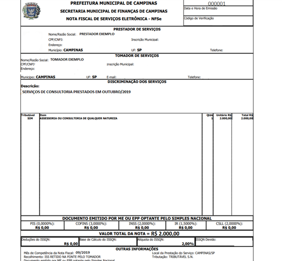 Como Emitir Uma Nota Fiscal De ServiÇos Na Prefeitura De Campinas Hot 0568