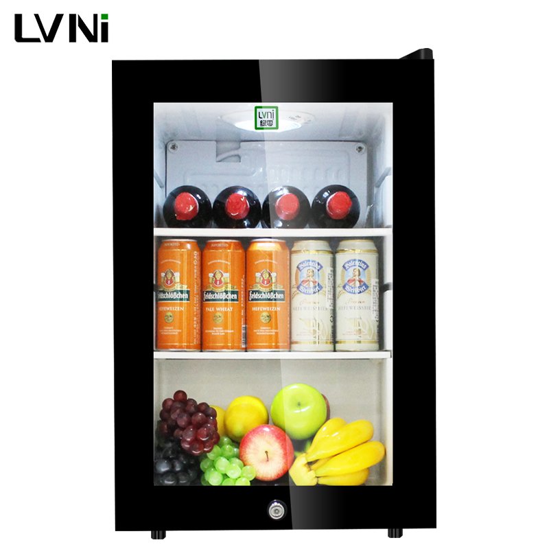 Lsc 62 Black Countertop Display Refrigerator With Swing Door