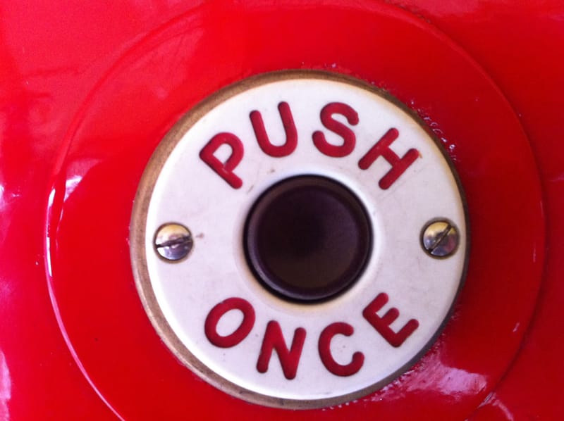 Routemaster Push Once Button London Classic Bus Hire Ltd