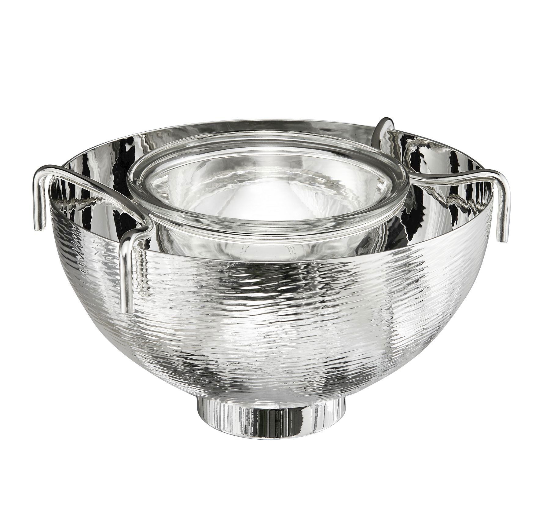 Silver caviar serving bowl - LANGFORDS SILVER SERVICES