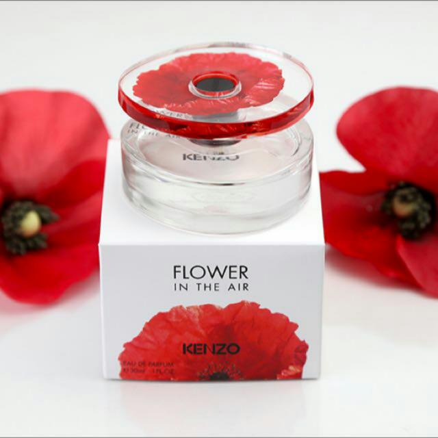 flower by kenzo in the air