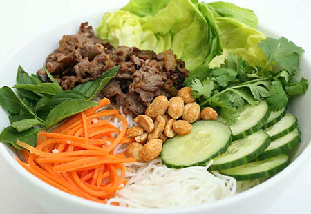 recette bun bo salade de vermicelle boeu