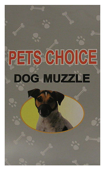 grreat choice dog muzzle