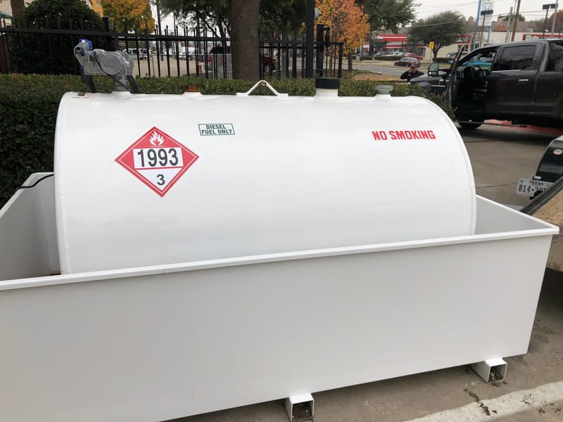 (550 Gal) Fuel Storage Tank Mobile OnSite Diesel Fuel Delivery Get
