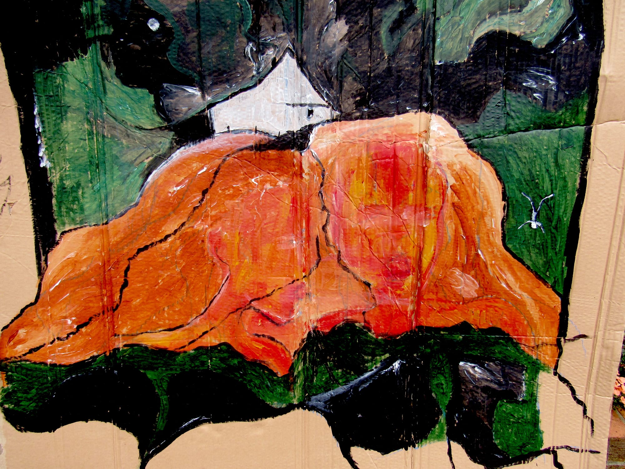 316 Paintings on Cardboard 316