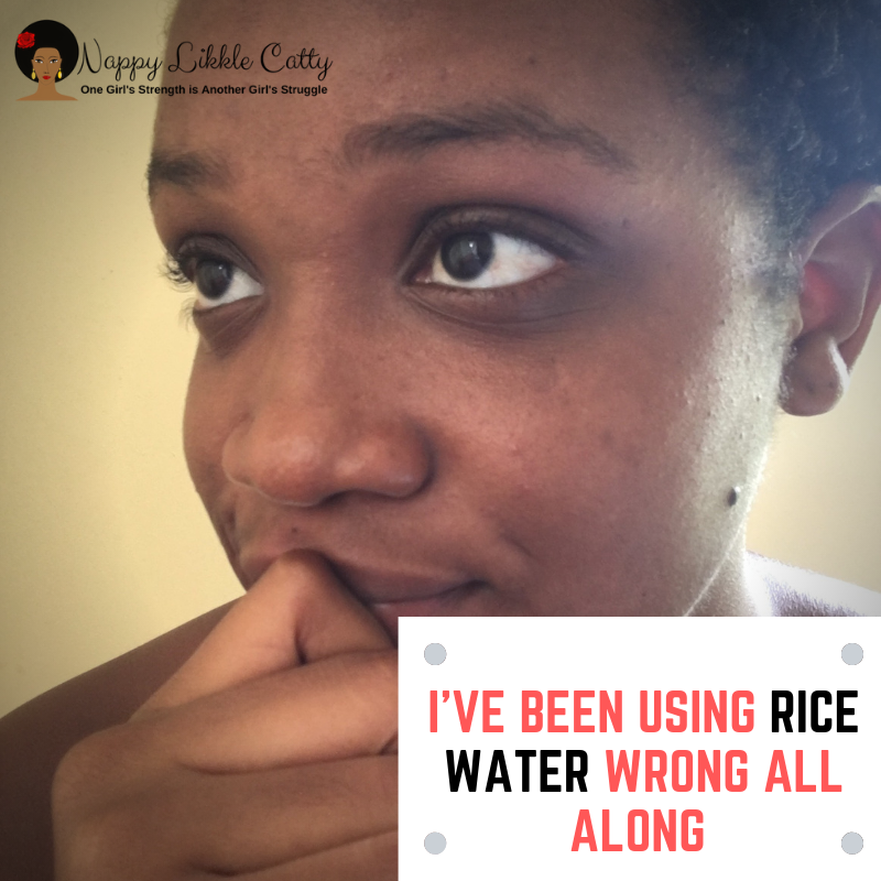 Rice Water Can Grow Your Hair Nappy Likkle Catty