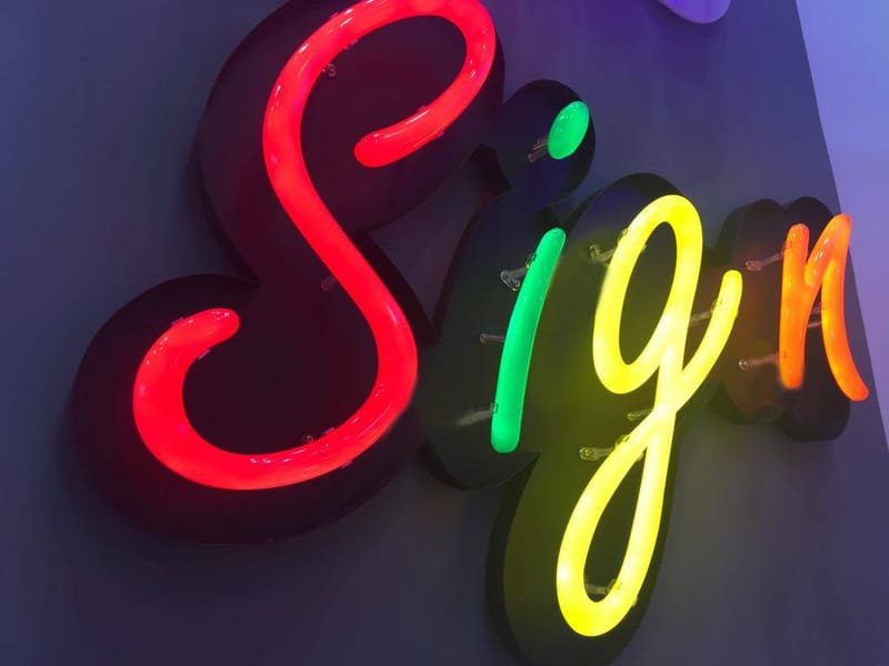 Acrylic Neon Signs - SPARK Sign Maker
