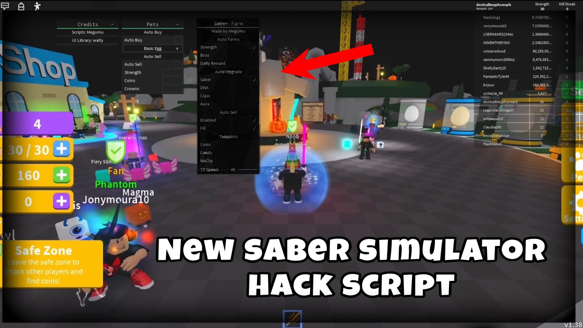 Scripts For Saber Simulator