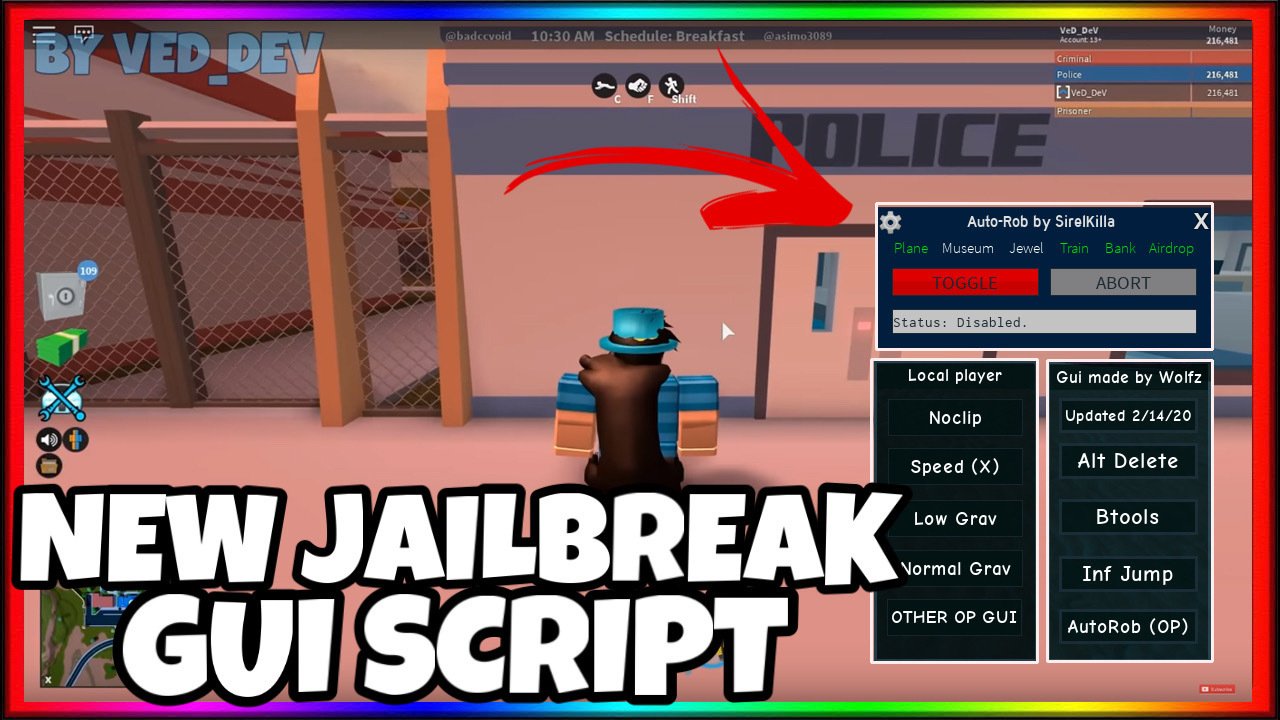 Jailbreak Script - Extremely Op Jailbreak Gui Magma Core Rsc