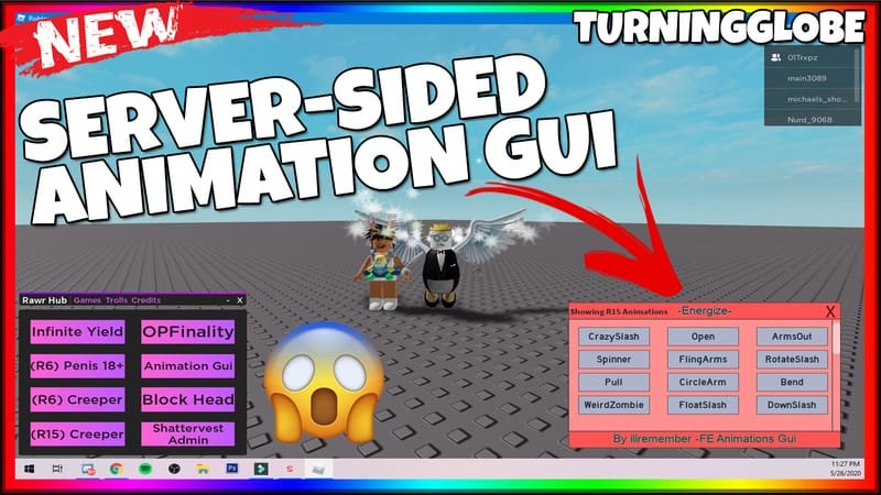 Roblox Fe Gui Animation And More