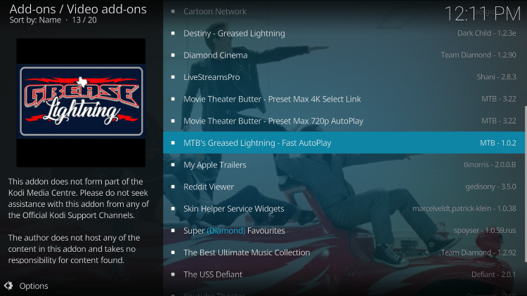 choose MTB's Grease Lightning
