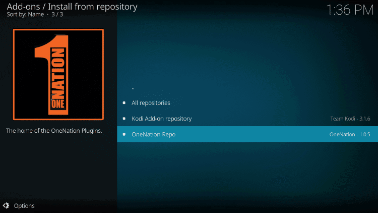 Click OneNation Repo