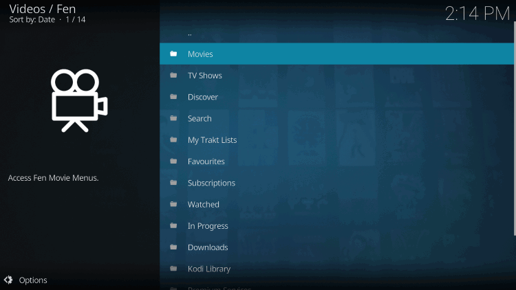 That's it! The FEN Kodi add-on is now successfully installed