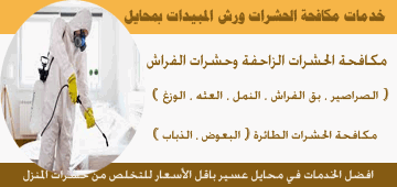 شركه مكافحه حشرات بمحايل عسير