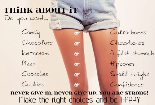 Pro Ana Diets - Control the starvation