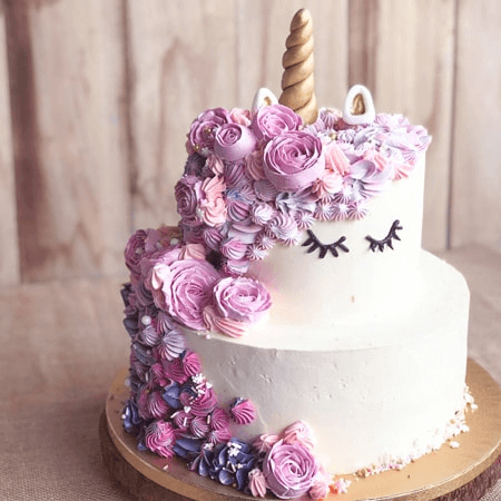 Bánh sinh nhật unicorn đáng yêu