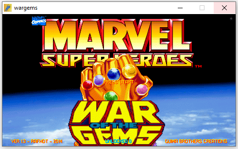 openbor console with marvel superheroes