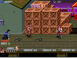 Double Dragon Gaiden fighting weapns