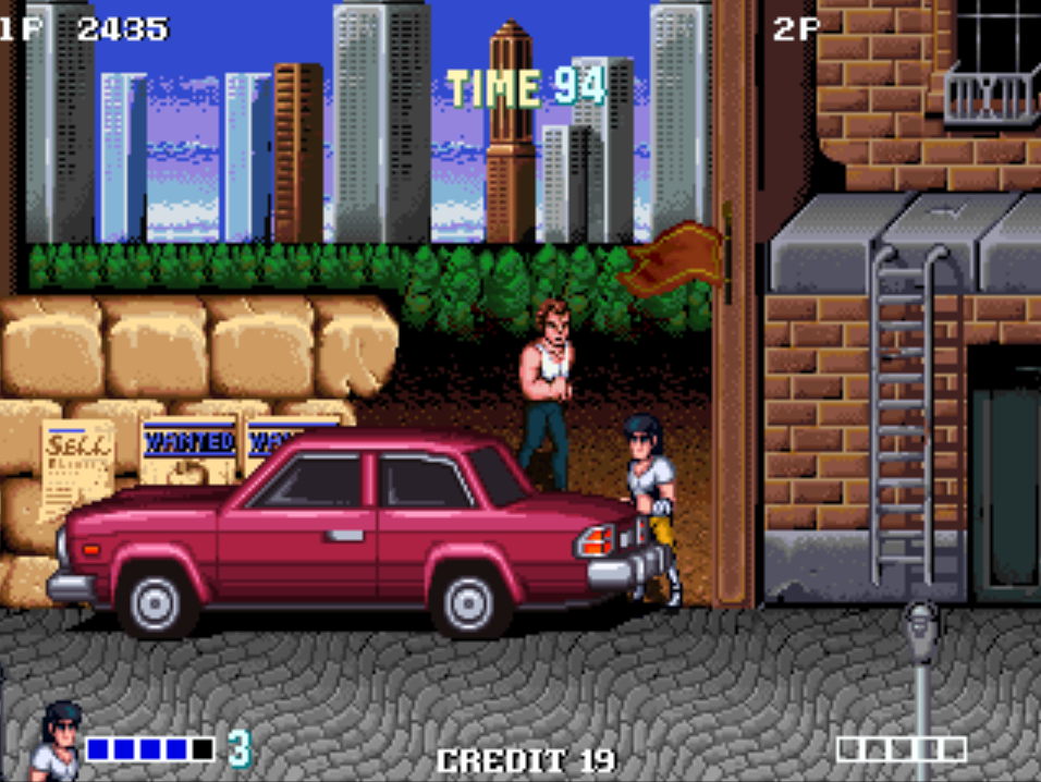 Double Dragon plus the red car battlers