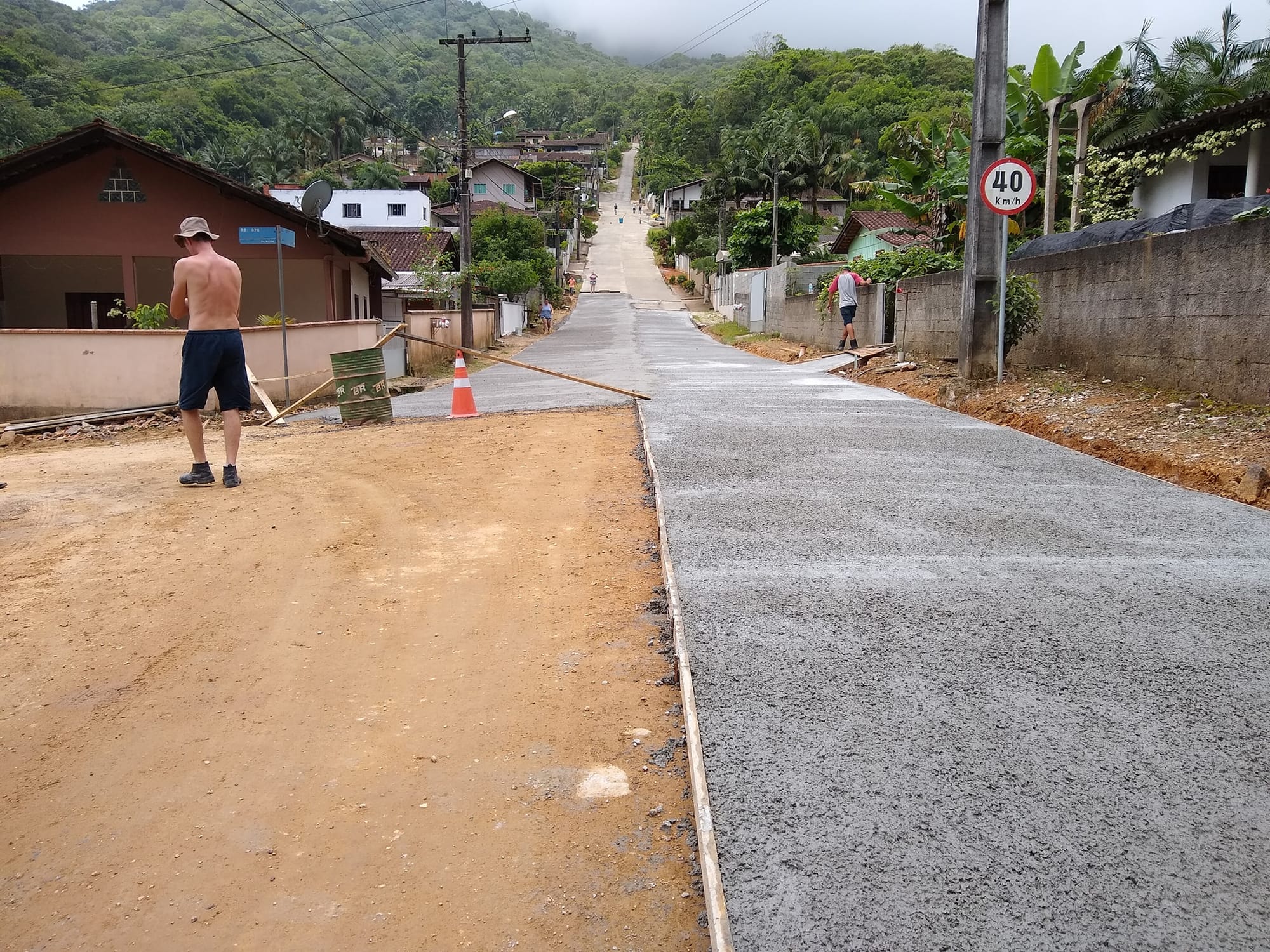 Mais Uma Rua Pavimentada No Rio Molha Rua Ri 79 Marcelindo Gruner