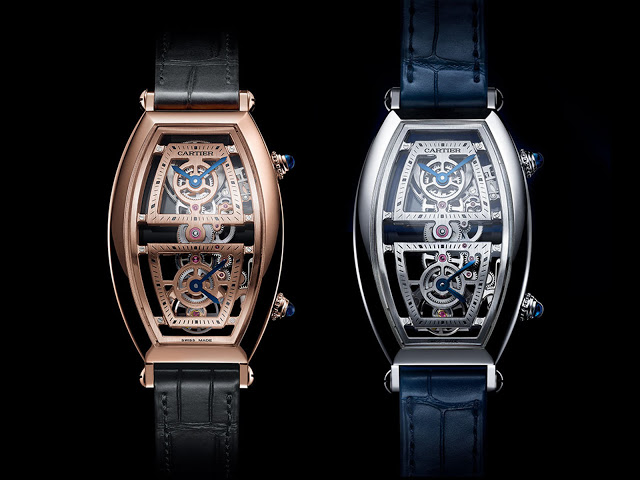 Discover the Cartier Privé Tonneau Skeleton Dual Time Watch Replica