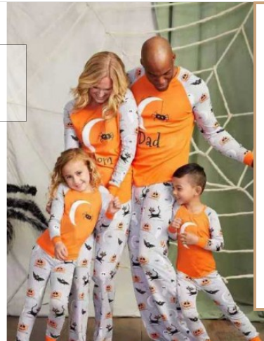 Halloween pajama sets for the whole family