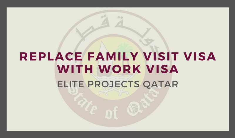 Replace Family Visit Visa with Work Visa