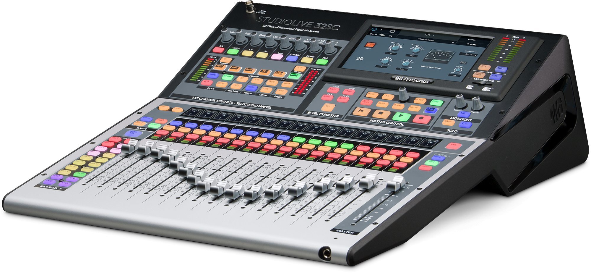 PreSonus StudioLive 32SC, 32-channel digital mixer and USB audio