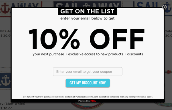 list building popup