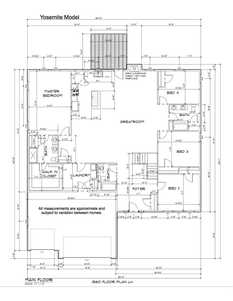 Yosemite Floor Plan Vulcan Building LLC
