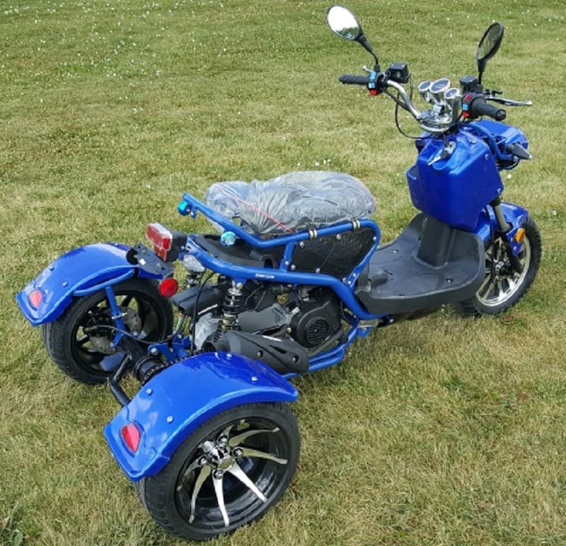 50cc Trike Mean Dogg II Scooter Gas Moped LangFord Motors International