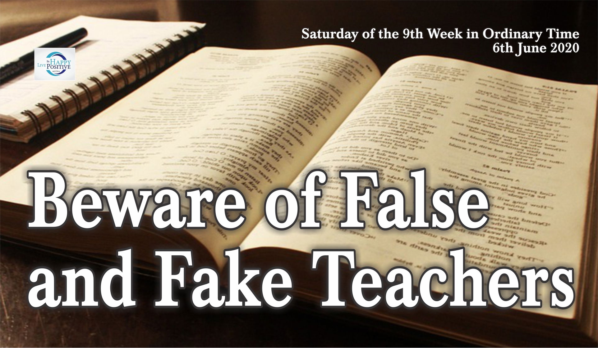 Beware Of False And Fake Teachers - Be Happy Live Positive