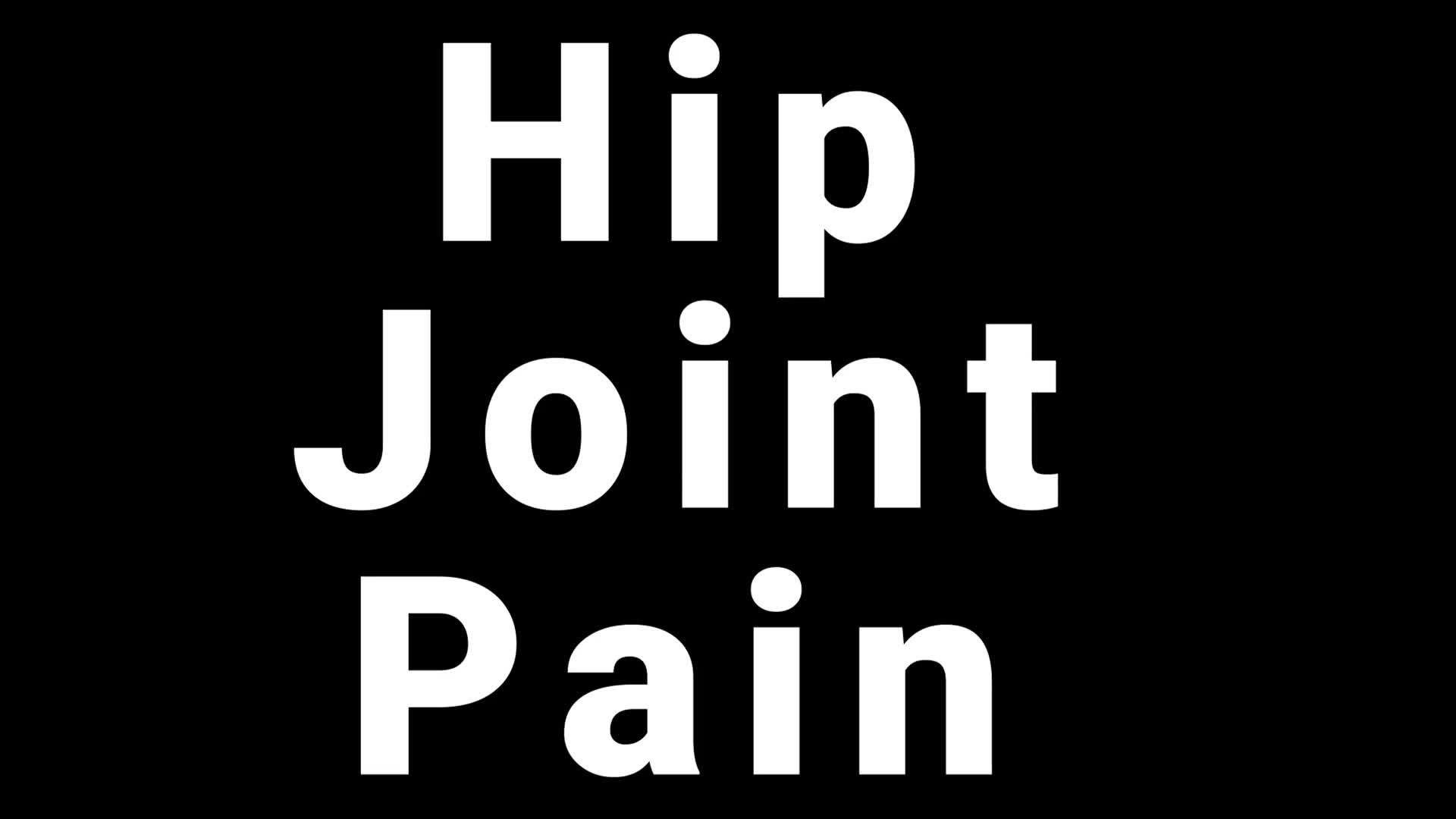 Hip Joint Pain  thumbnail
