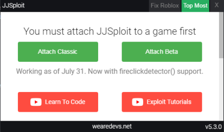 Hack Roblox - jjsploit roblox hack