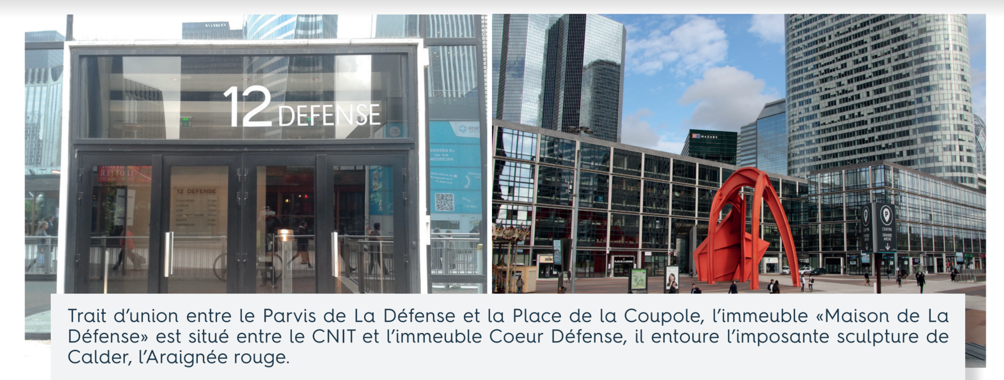 Bureau commercial au coeur de la défense
