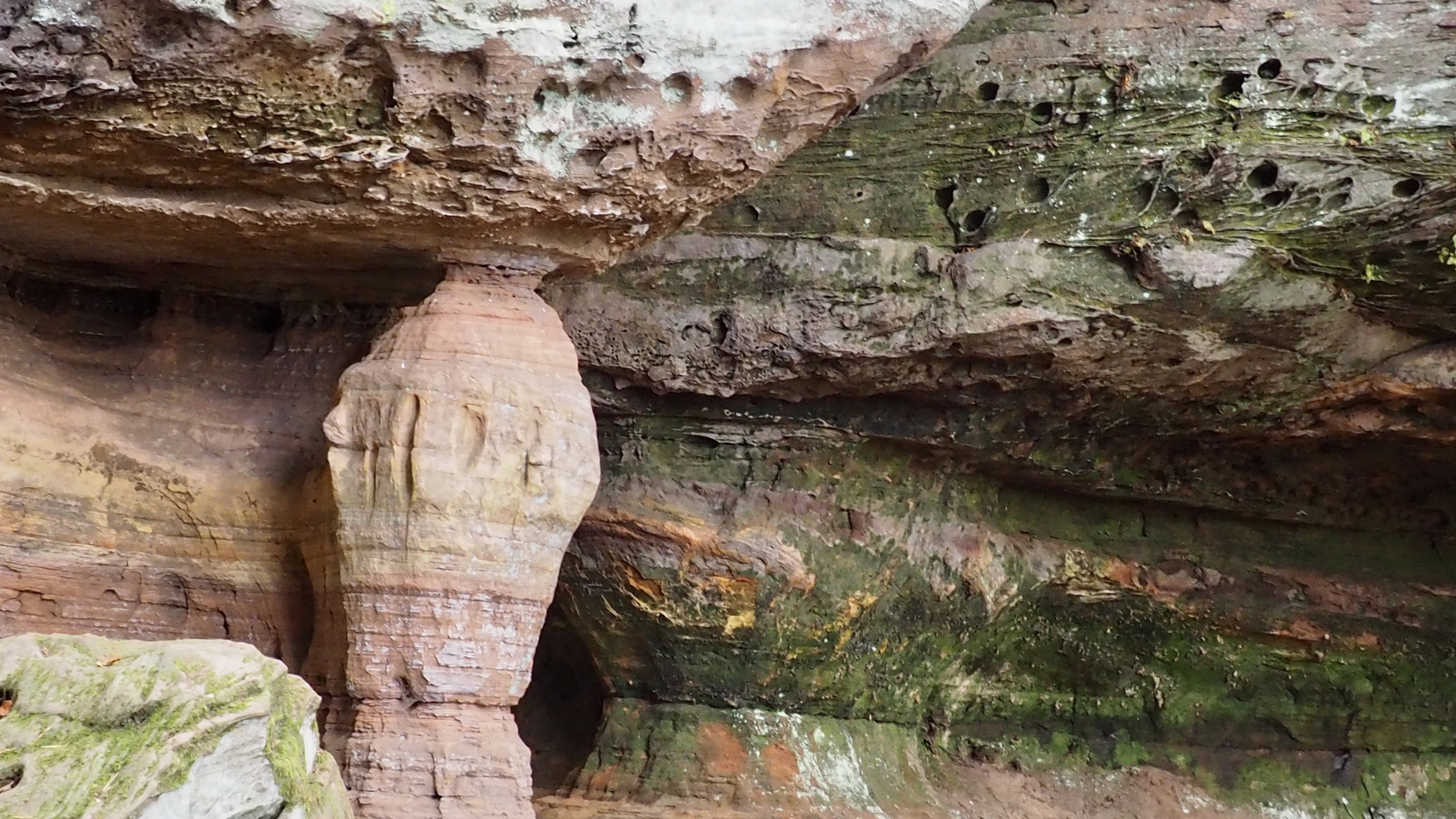 Pink sandstone from Alsace