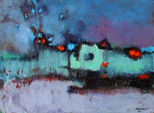 Abstract acrylic on canvas