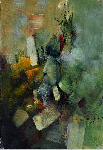 Abstract acrylic on canvas