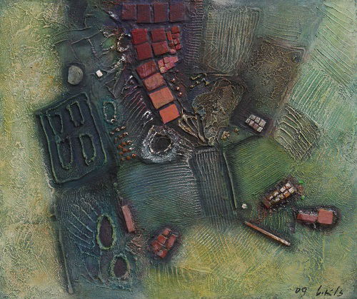 Abstract acrylic on canvas