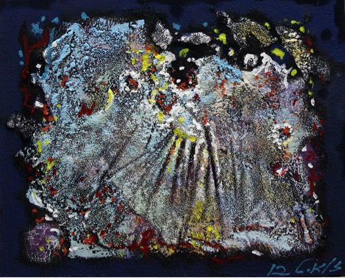 Abstract and mixed media technique