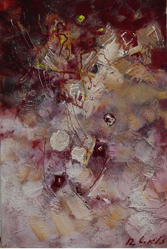 Abstract and mixed media technique