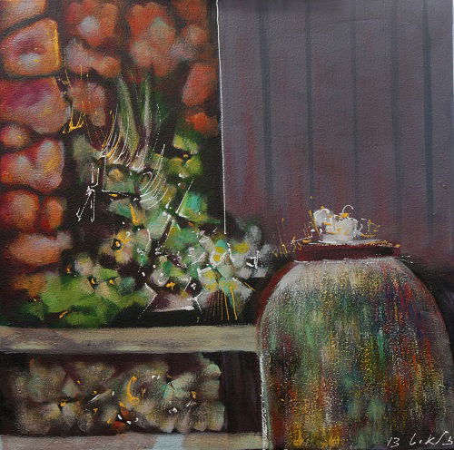 Abstract style landscape paintings