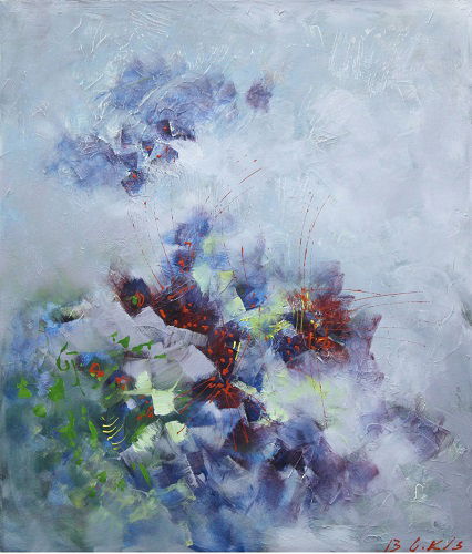 Abstract and mixed media technique