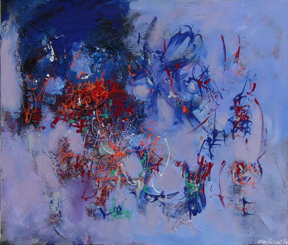 Abstract and mixed media technique