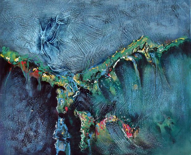 Abstract and mixed media technique