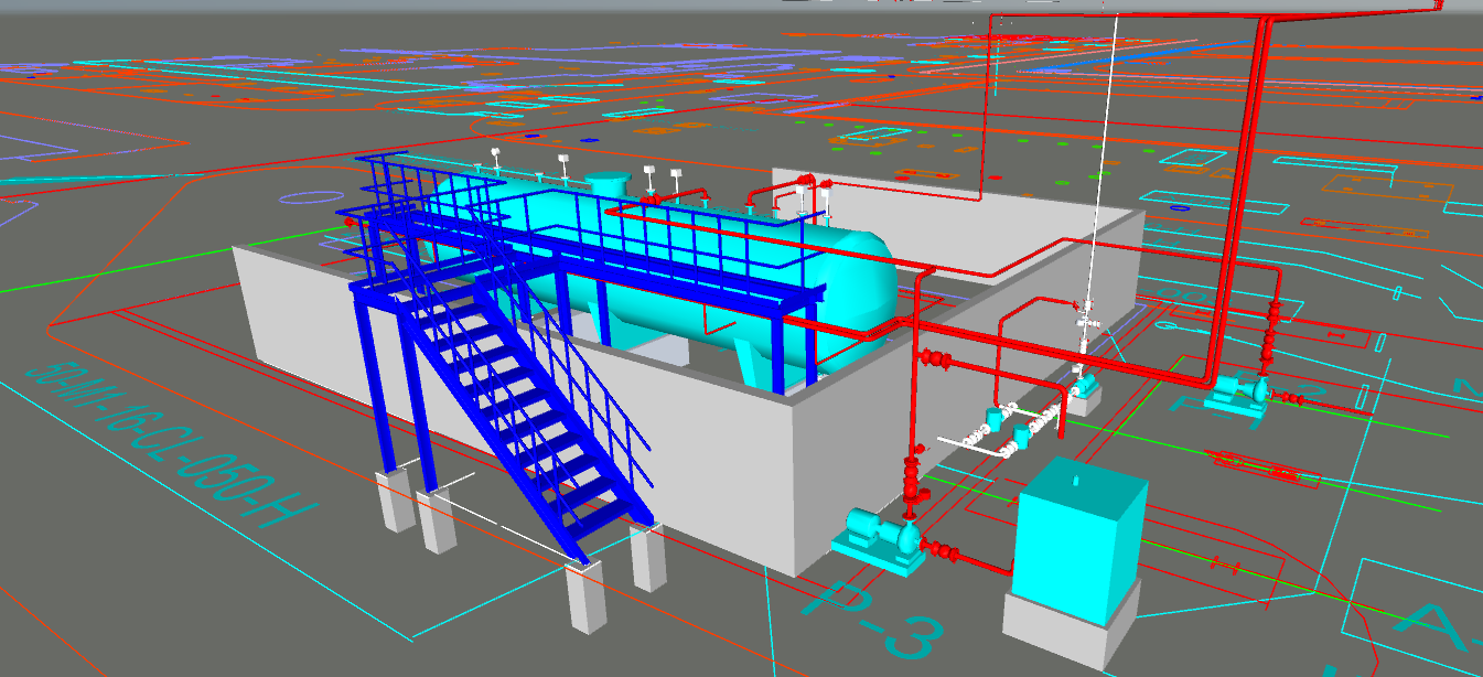 JÓZSEF SZÁSZ, 3D MODELING, TECHNOLOGICAL, 3D PLANT DESIGN