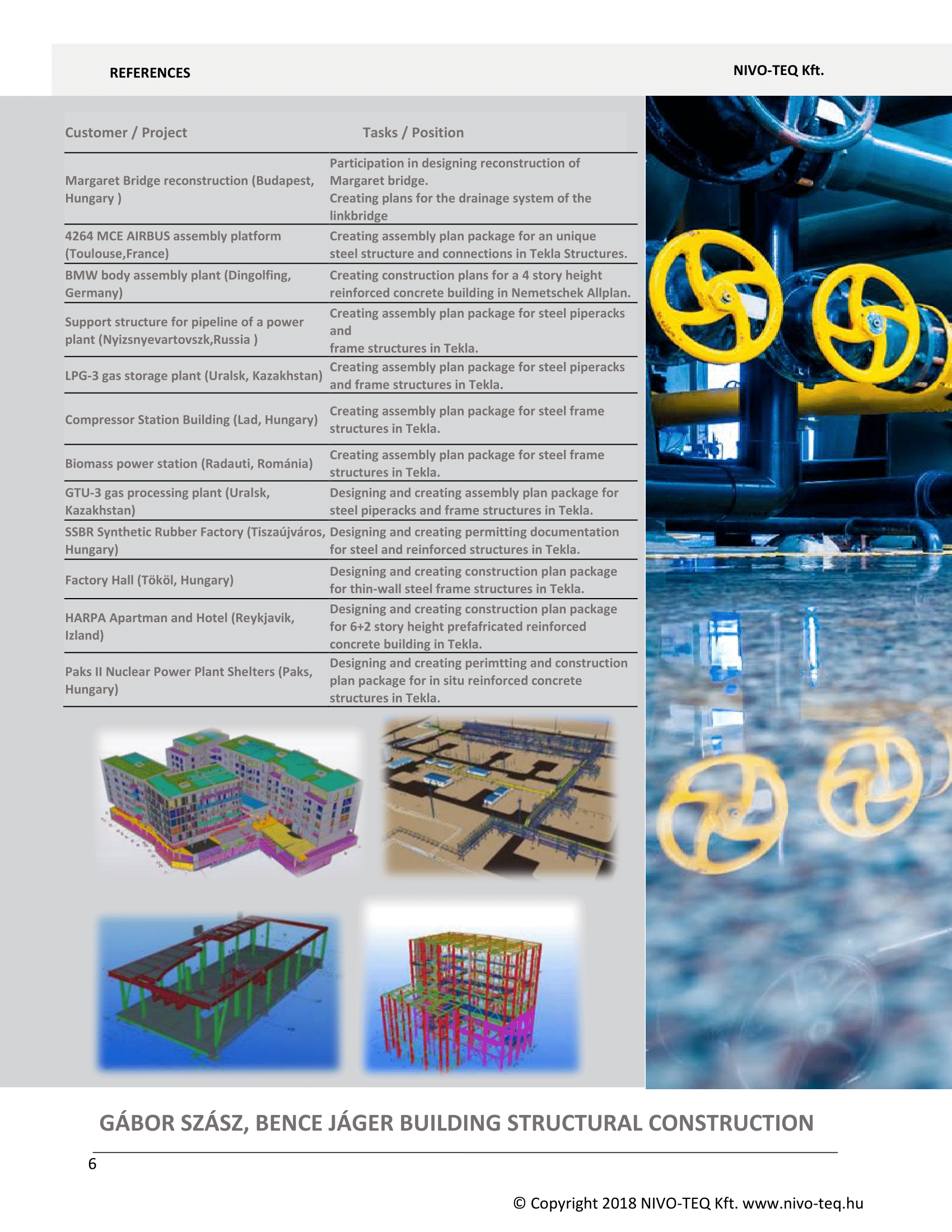 STRUCTURAL DESIGN GÁBOR SZÁSZ, BENCE JÁGER