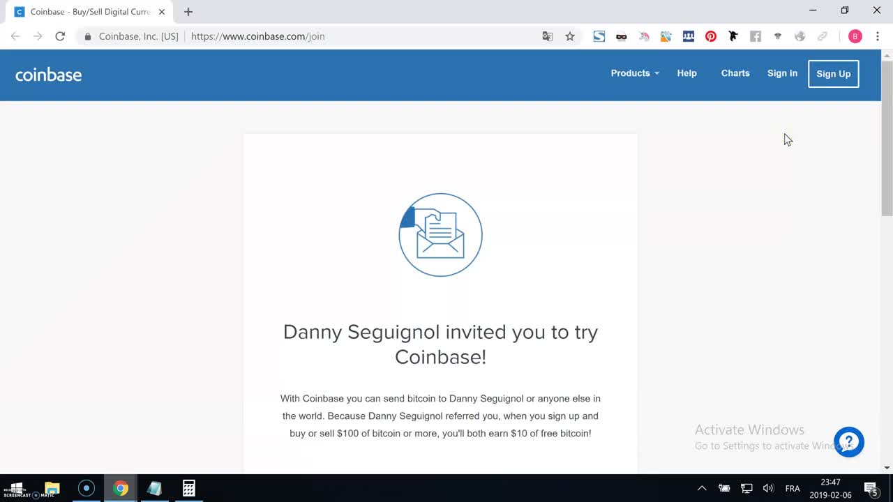 comment ouvrir un compte coinbase  thumbnail