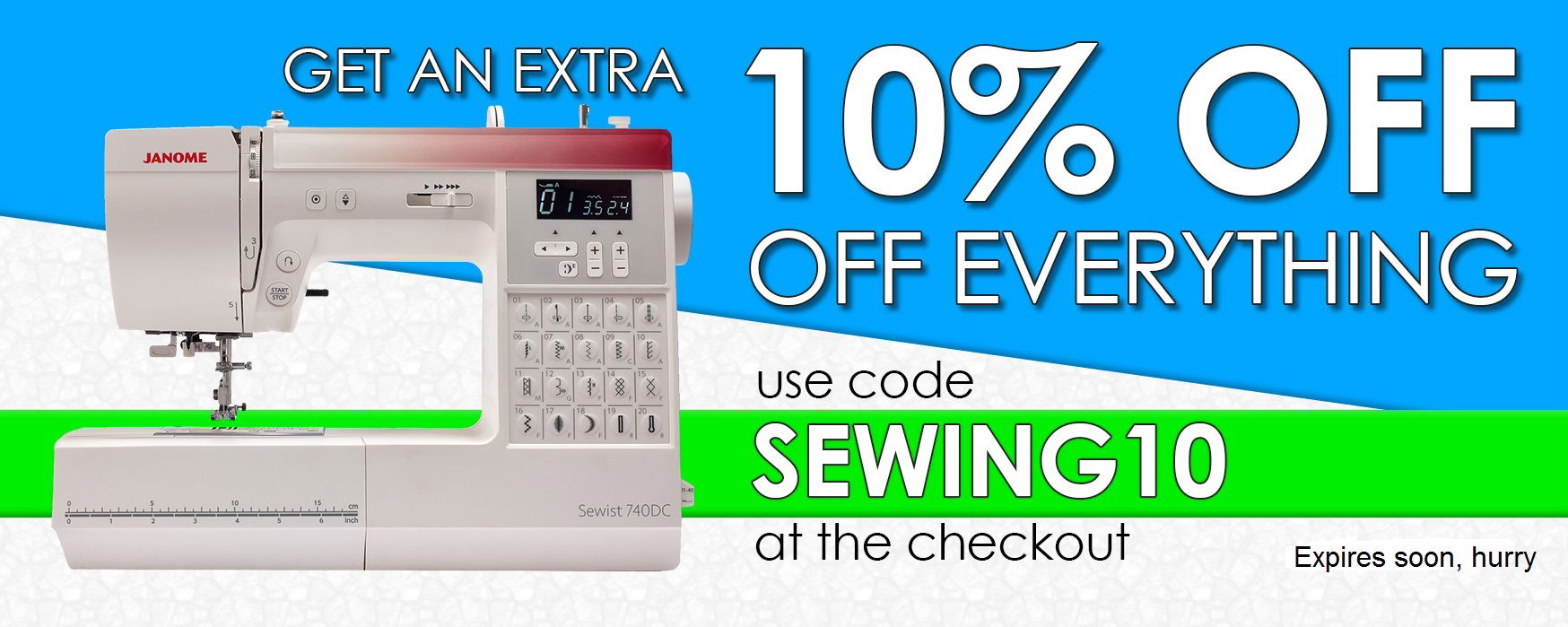 The Janome Universal sewing