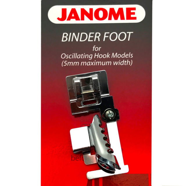 Binder foot for Janome 5mm machines The Sewing Machine Company